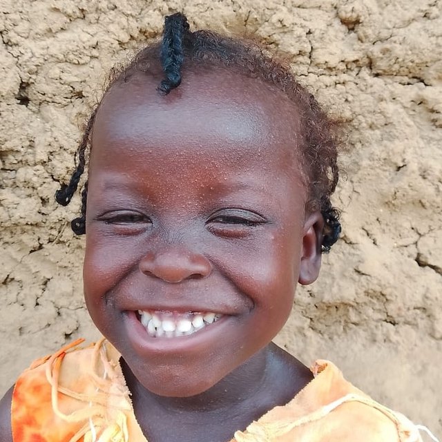 Mary V., age 5, in Malema, Liberia