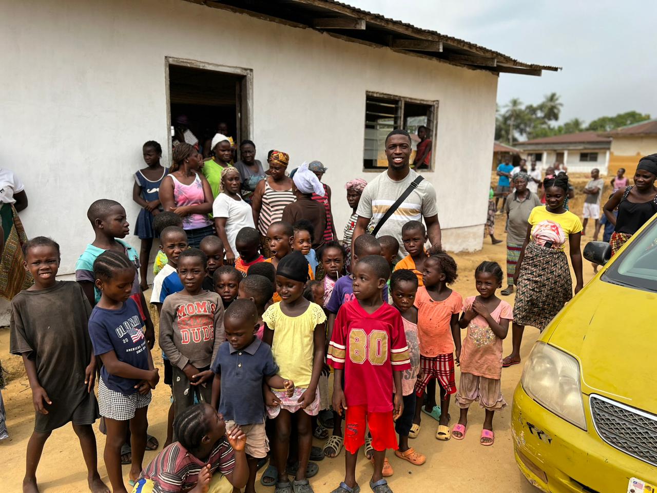 Group of Liberian children together