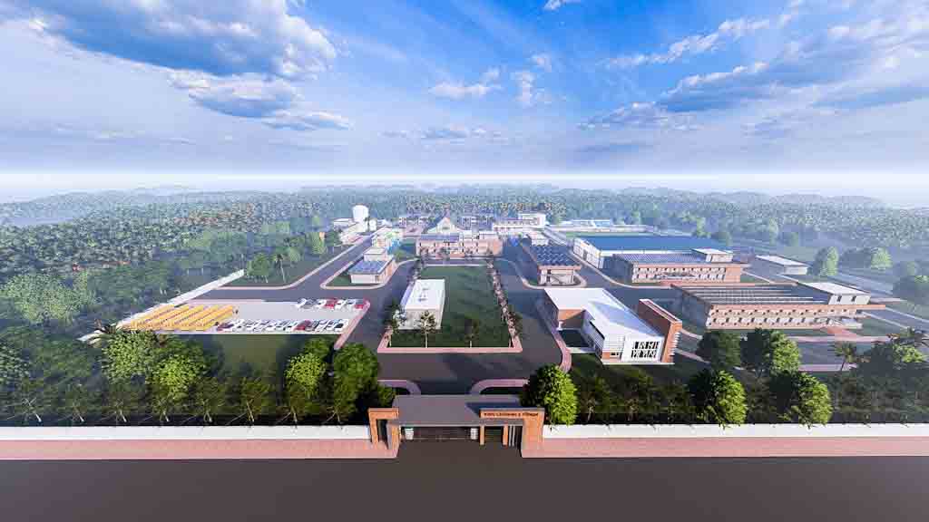 Official KRN Children's Village rendering — front view
