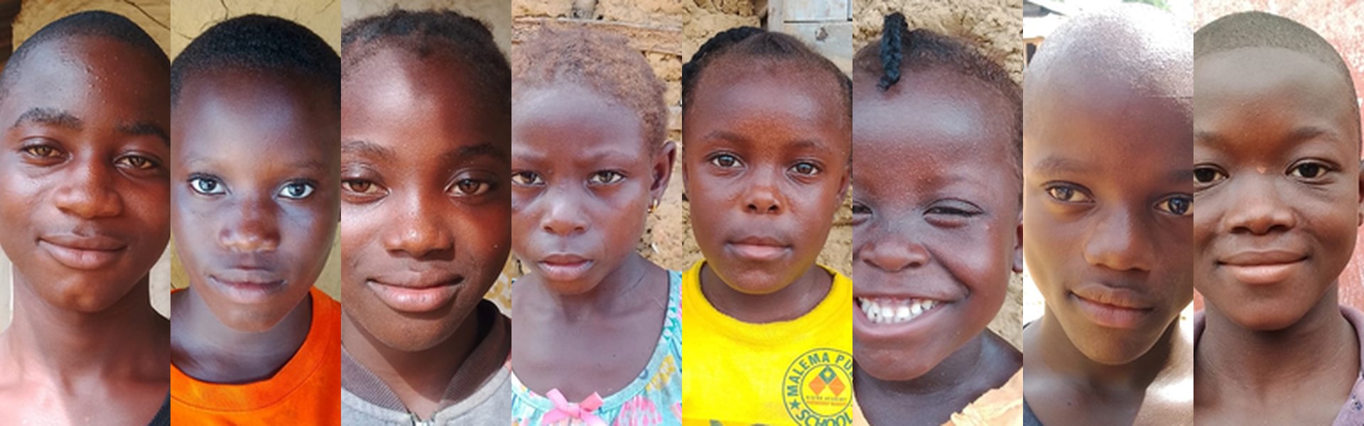 Children documented by the KRN team in Malema, Liberia
